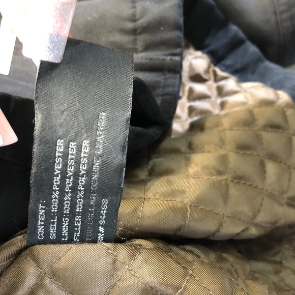 Claiborne Black W/ Brown Collar Suede Jacket 2XL - Picture 5 of 13